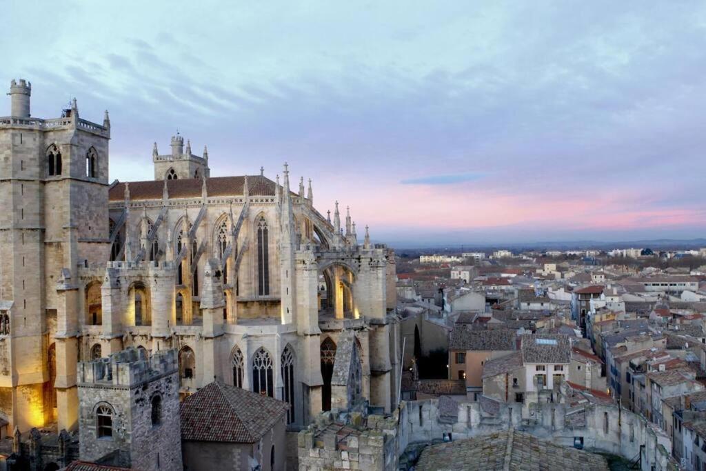 شقة Le St Just : Hypercentre, Vue Imprenable Sur La Cathedrale ناربون المظهر الخارجي الصورة